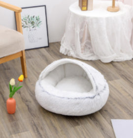 Cozy Cocoon Pet Bed Soft Comfortable Nest
