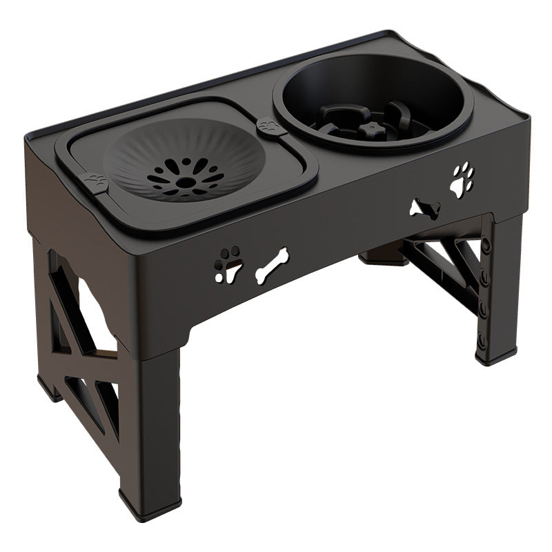 Stainless Steel Double Pet Bowl Elevated Feeder Stand