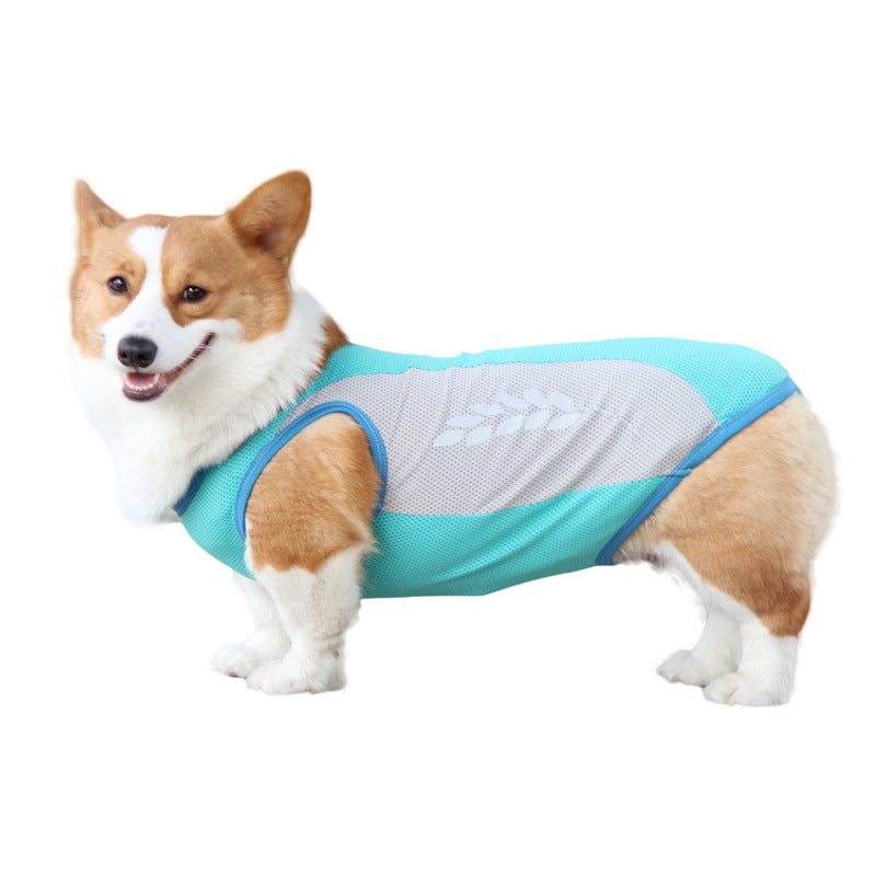 Pet Cooling Vest Reflective Summer Breathable Clothing