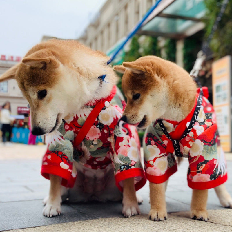 Pet Kimono Fashion Decorative Clothing Comfortable Wear