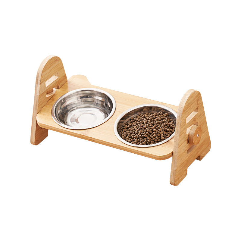Oblique Mouth Pet Bowl Cervical Spine Protection Feeder