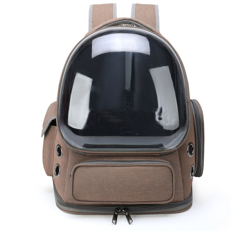 Pet Transparent Space Capsule Backpack Portable Travel Carrier