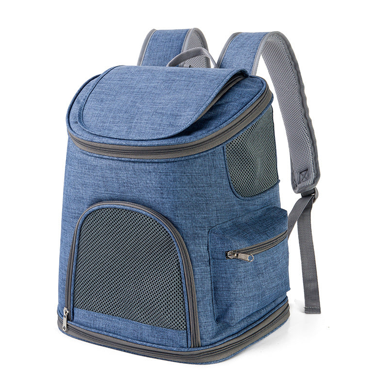 Oxford Cloth Portable Pet Backpack Shoulder Carrier Bag