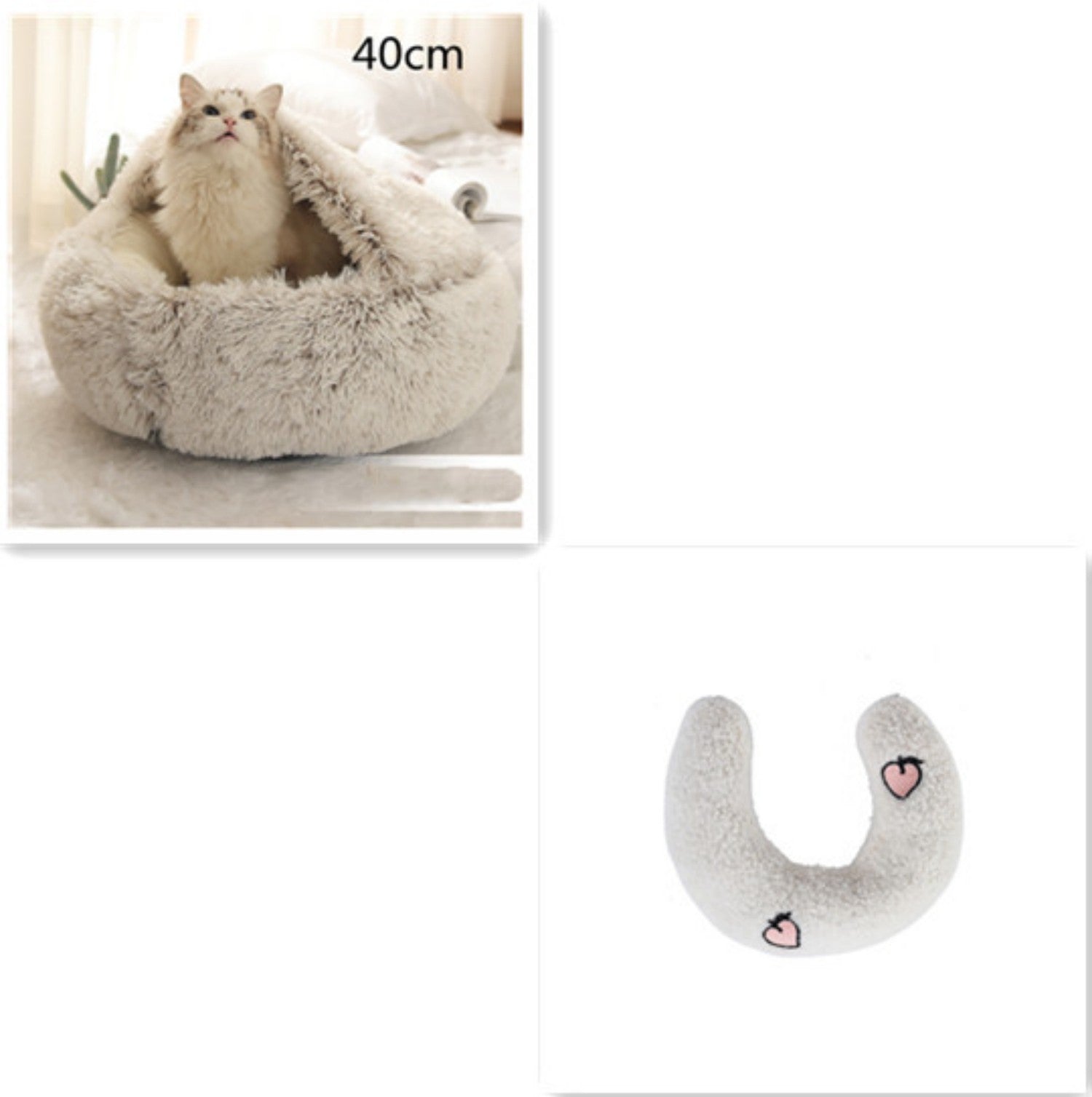 Cozy Cocoon Pet Bed Soft Comfortable Nest