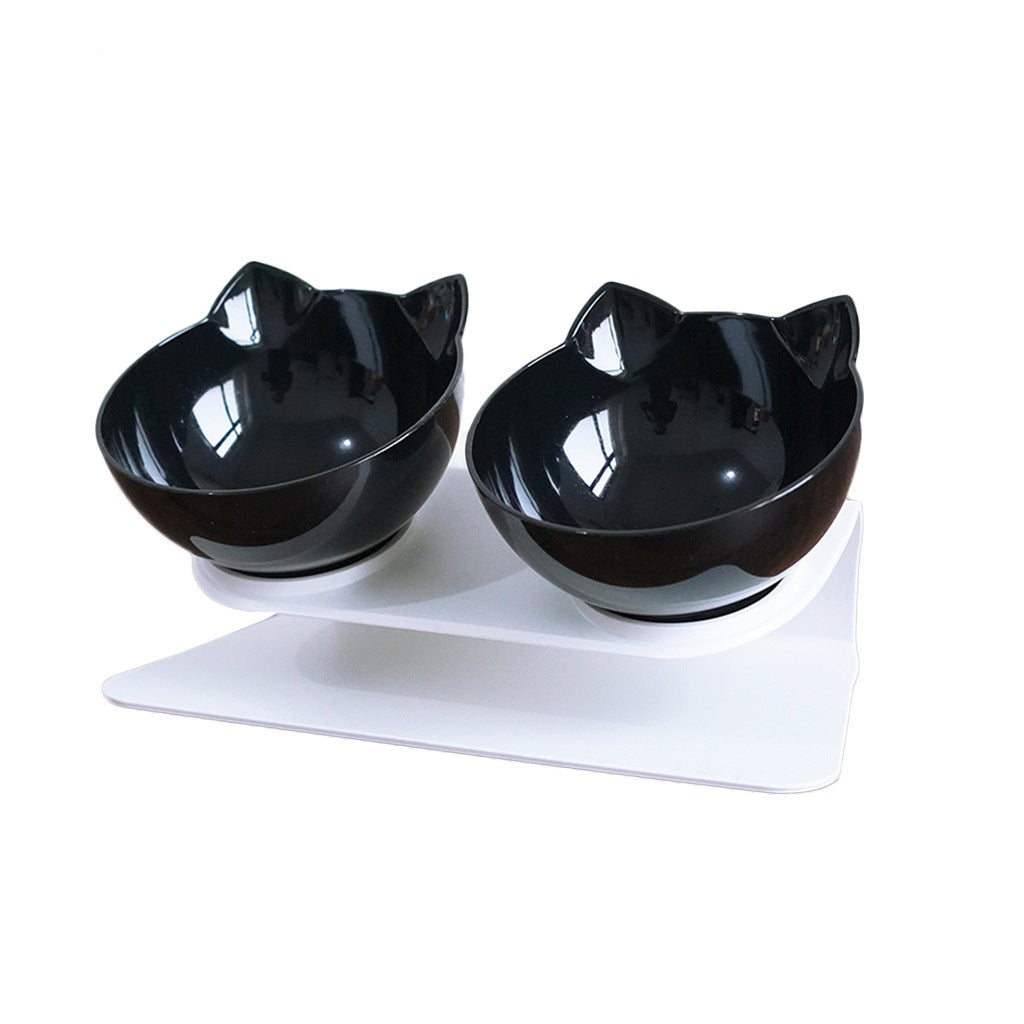 Adjustable Height Pet Feeding Bowl Ergonomic Stand Design