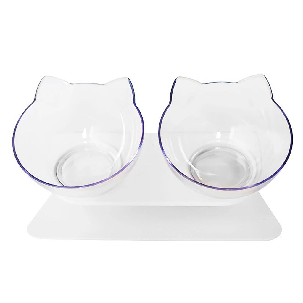 Adjustable Height Pet Feeding Bowl Ergonomic Stand Design