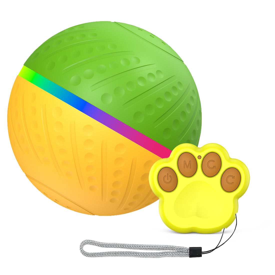 Bite Resistant Remote Control Interactive Smart Toy Ball