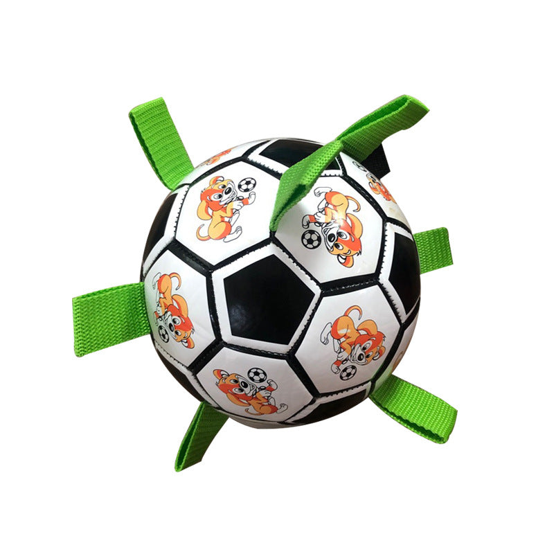 Durable Pet Football Bite Resistant Molar Chew Toy