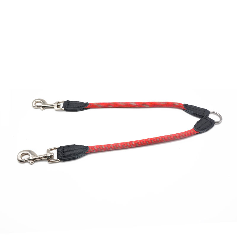 Pet Double Head Nylon Reflective Dual Leash Walking Lead
