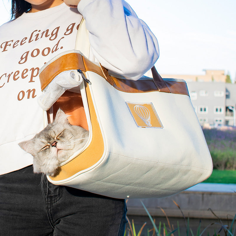 Portable Large Capacity Pet Backpack Travel Carrier Bag