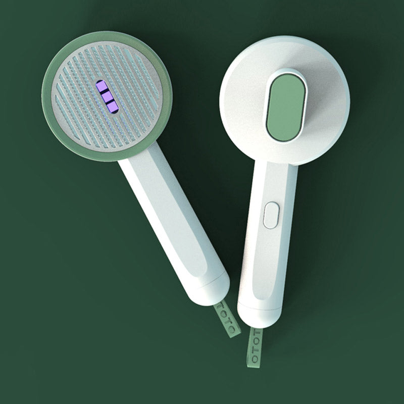2 In 1 Pet Grooming Comb UVC Detection Hair Removal Brush