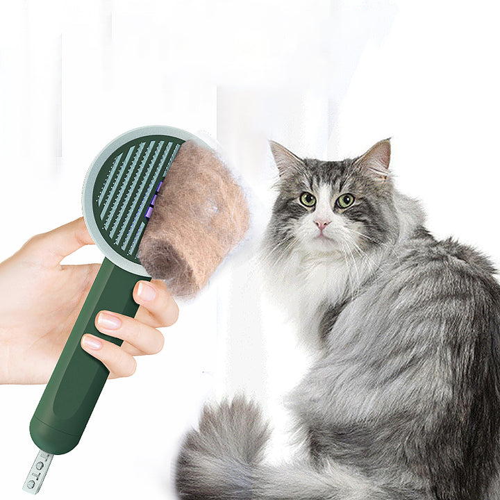 2 In 1 Pet Grooming Comb UVC Detection Hair Removal Brush