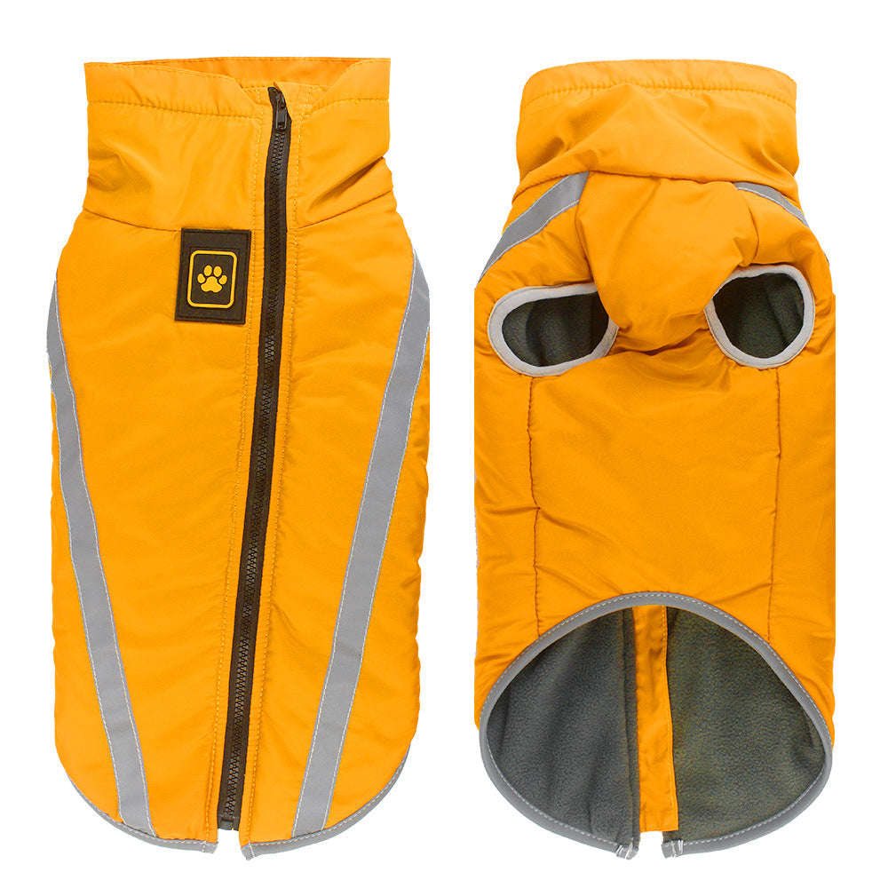 Pet Winter Jacket Reflective Padded Warm Clothing Outdoor Wear