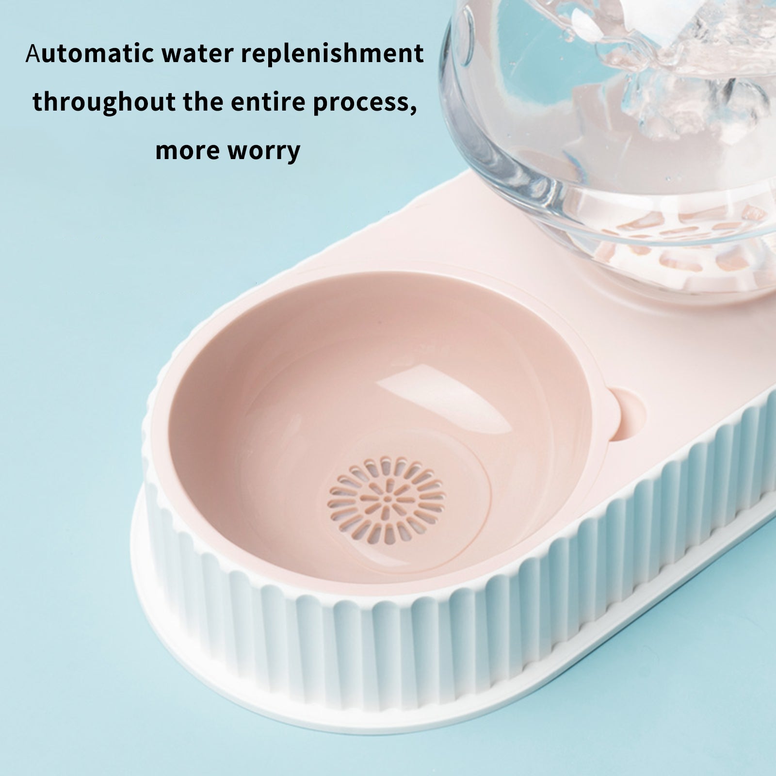 Automatic Plastic Pet Water Feeder Drinking Bowl Dispenser