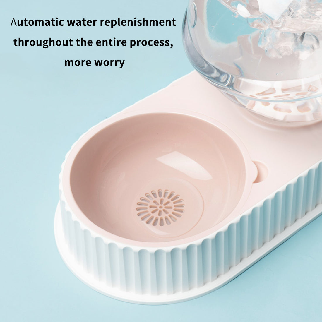 Automatic Plastic Pet Water Feeder Drinking Bowl Dispenser