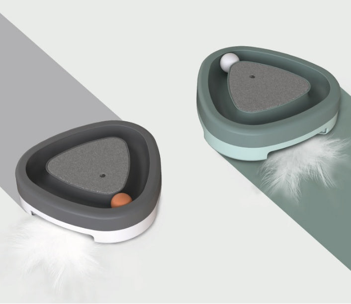 Smart Electric Pet Turntable Scratcher Interactive Self Play Toy