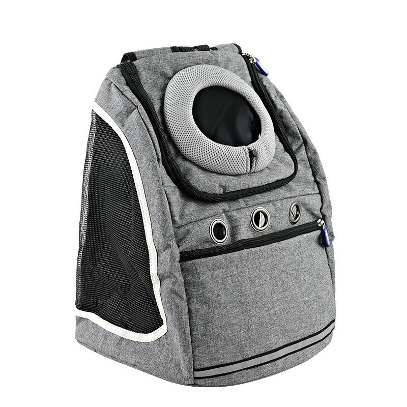 Portable Double Shoulder Pet Carrier Backpack Bag