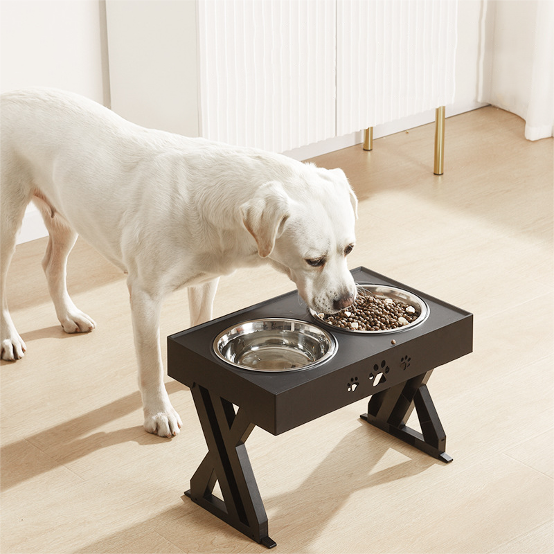 Stainless Steel Folding Pet Bowl Portable Feeder Dish