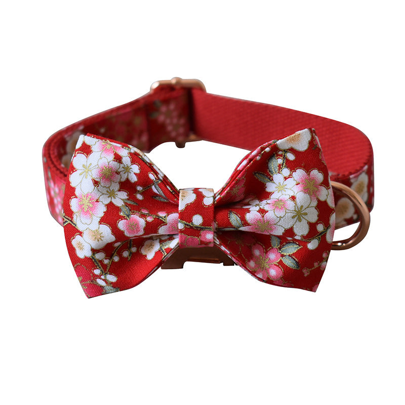 Pet Floral Female Style Leash Set Walking Control Accessories