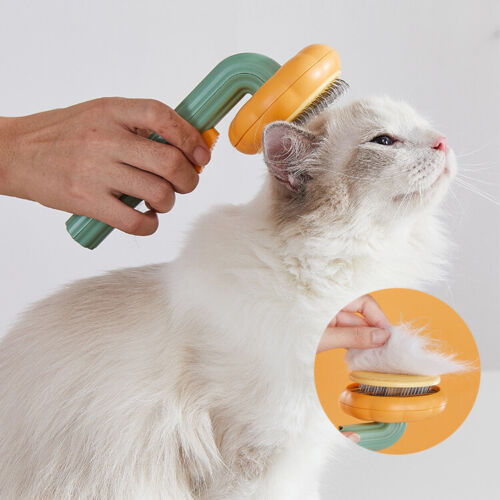 Self Cleaning Pet Grooming Slicker Brush Hair Removal Tool