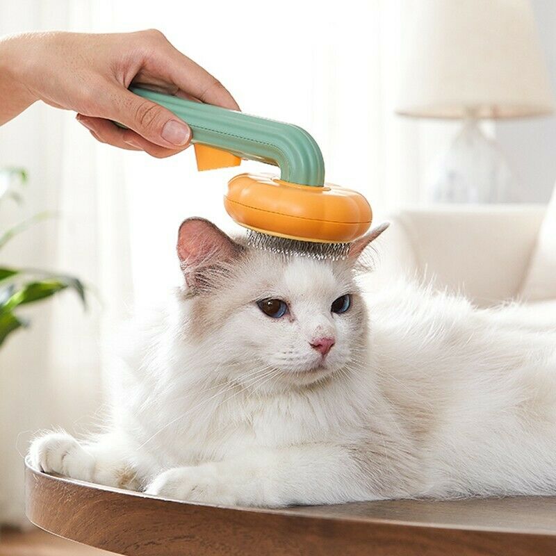 Self Cleaning Pet Grooming Slicker Brush Hair Removal Tool
