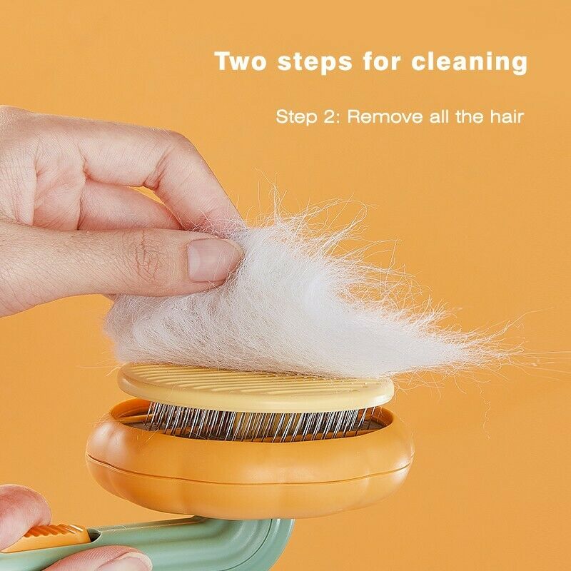 Self Cleaning Pet Grooming Slicker Brush Hair Removal Tool