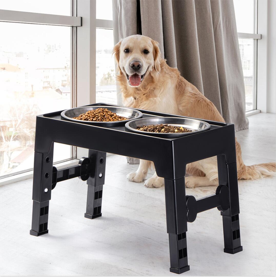 Elevated Anti Tumble Pet Feeding Bowl Neck Protection Stand