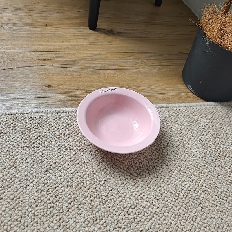 Anti Tumble Pet Ceramic Double Bowl Elevated Food Water Feeder Stand