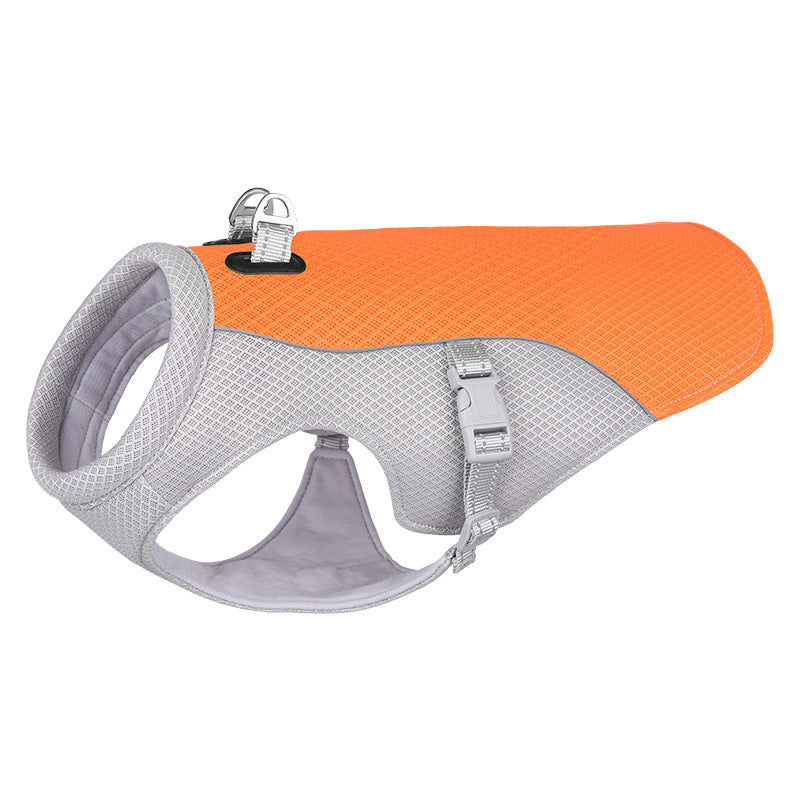 Pet Polyester Cooling Clothing Lightweight Breathable Wear