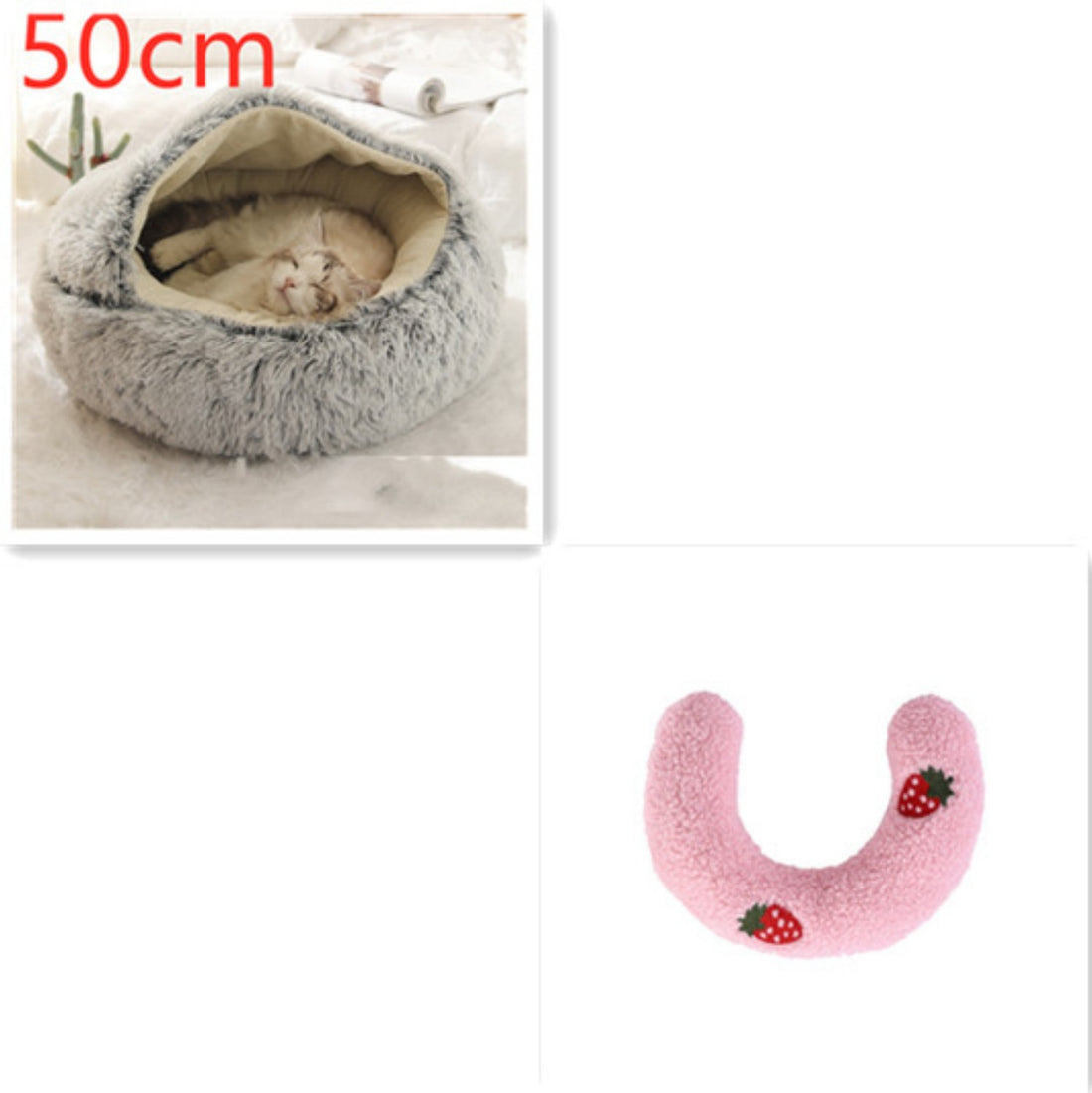 Cozy Cocoon Pet Bed Soft Comfortable Nest