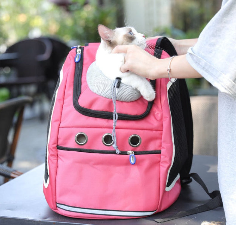 Portable Pet Outing Backpack Carrier Bag