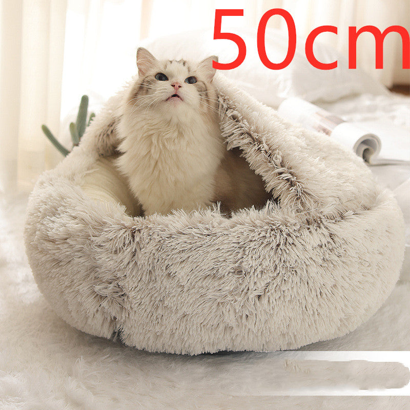Cozy Cocoon Pet Bed Soft Comfortable Nest