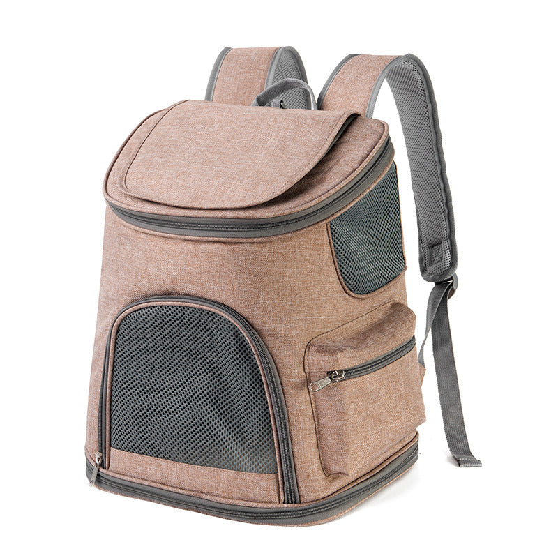 Oxford Cloth Portable Pet Backpack Shoulder Carrier Bag