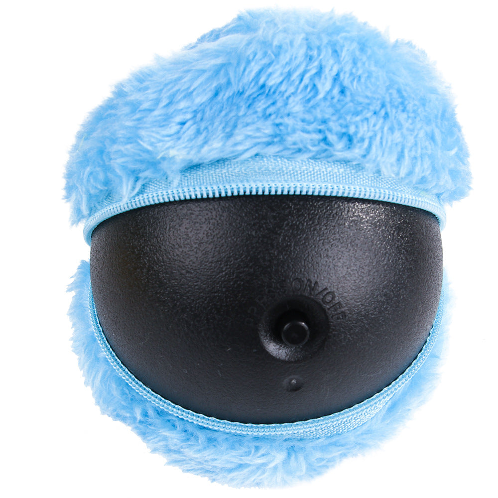 Automatic Magic Rolling Interactive Pet Ball Plush Chew Toy