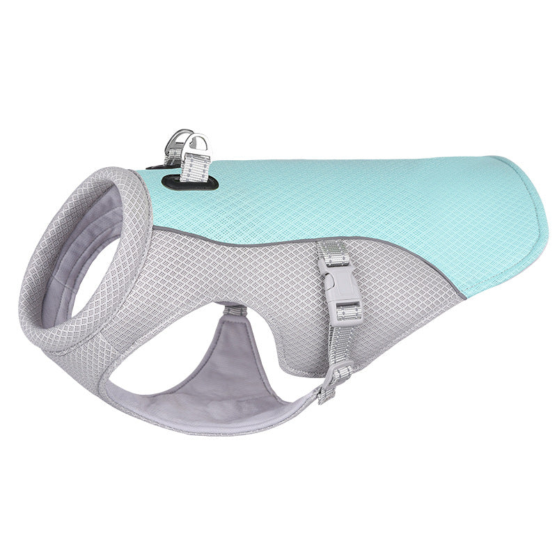 Pet Polyester Cooling Clothing Lightweight Breathable Wear