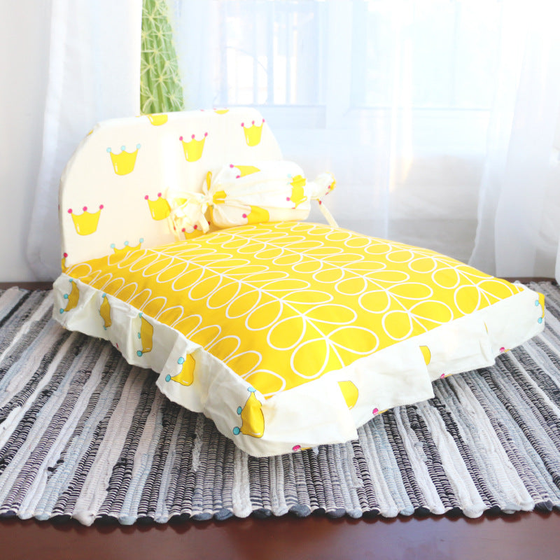 Teddy Soft Small Pet Bed Comfortable Sleeping Nest