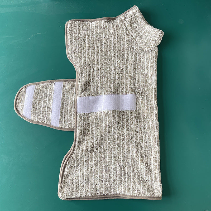 Pet Bath Robe Absorbent Bathing Towel Apparel