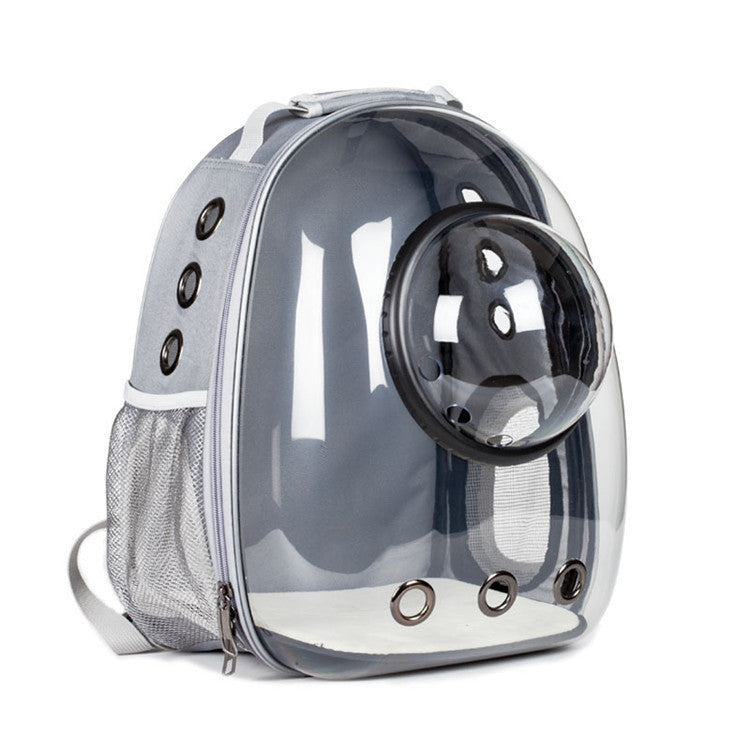 Pet Transparent Breathable Large Capacity Backpack Travel Carrier