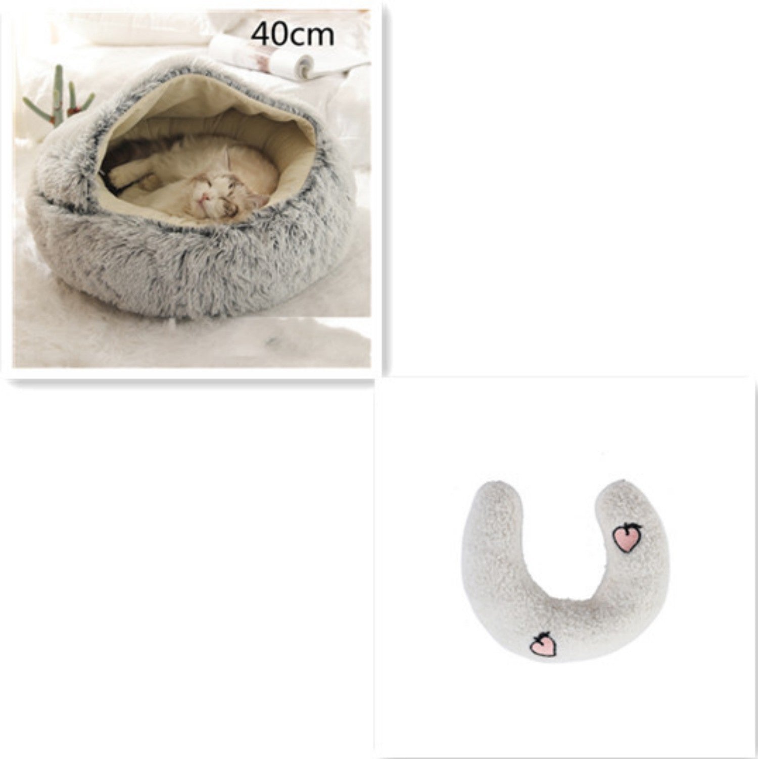 Cozy Cocoon Pet Bed Soft Comfortable Nest