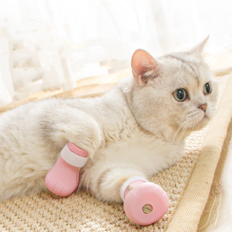Anti Scratch Protective Pet Bath Gloves Cleaning Bag Tool