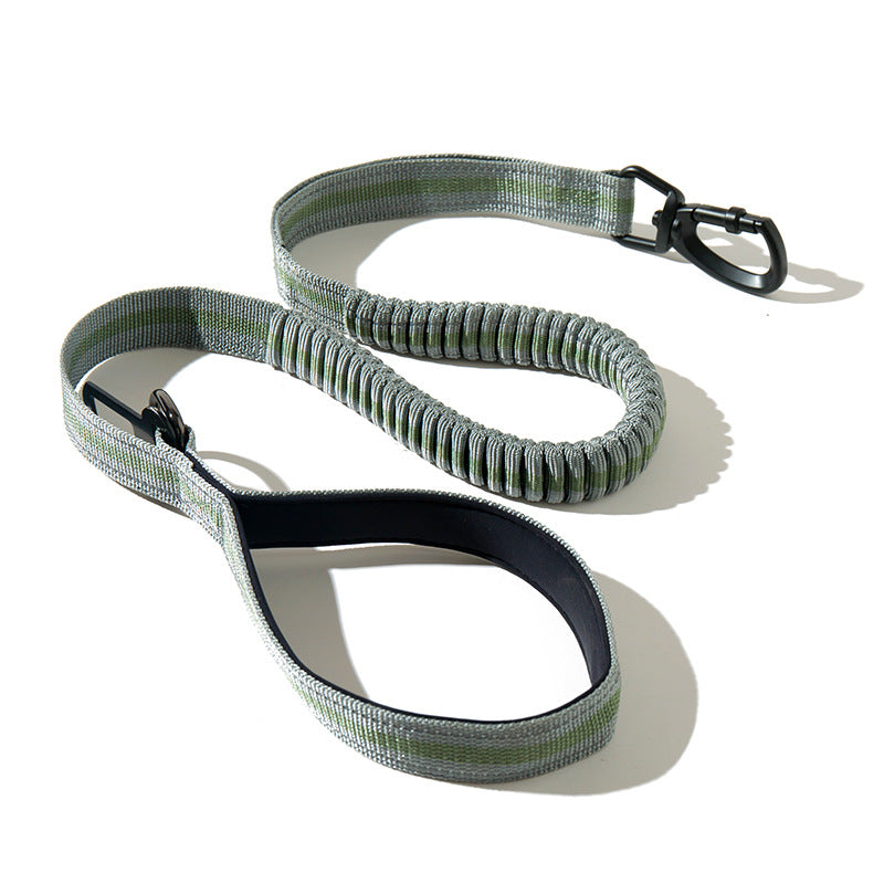 Pet Fluorescent Elastic Retractable Safety Leash Walking Control
