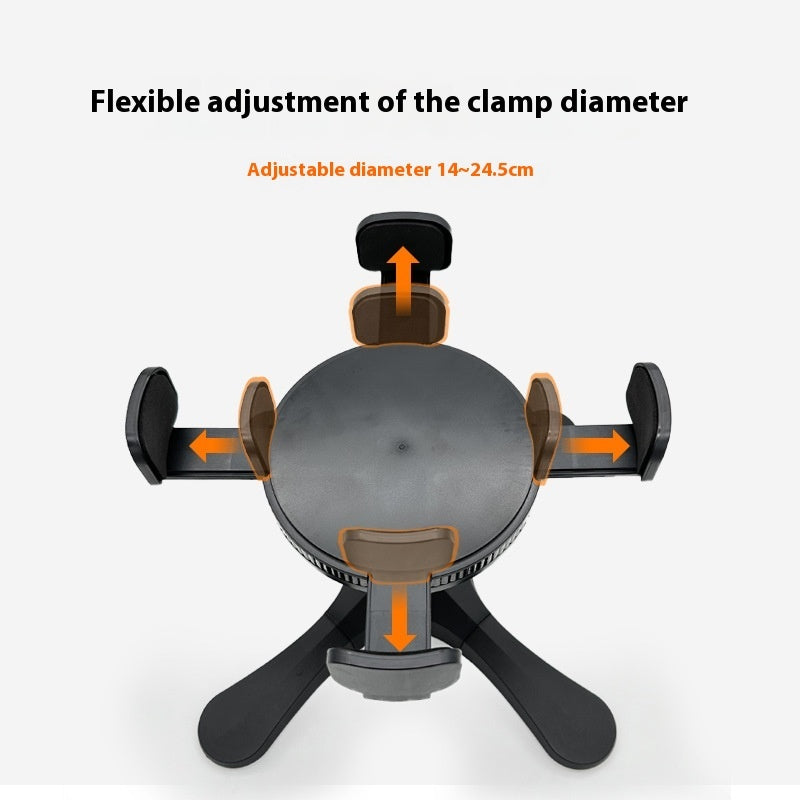 Adjustable Height Anti Tumble Pet Bowl Stand Bracket Feeder