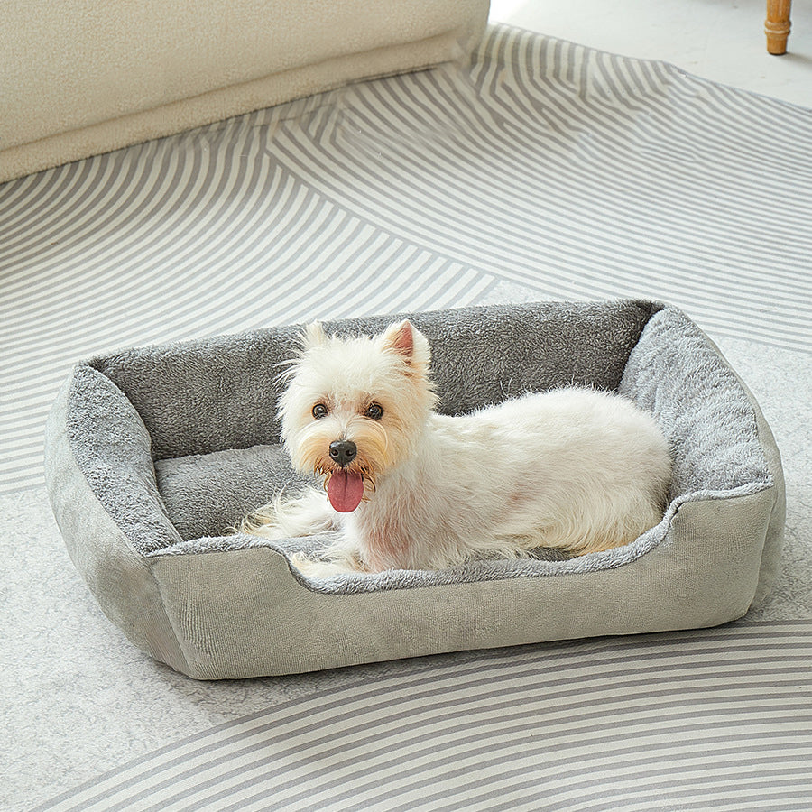 All Season Pet Sofa Bed Warm Comfortable Soft Sleeping Nest