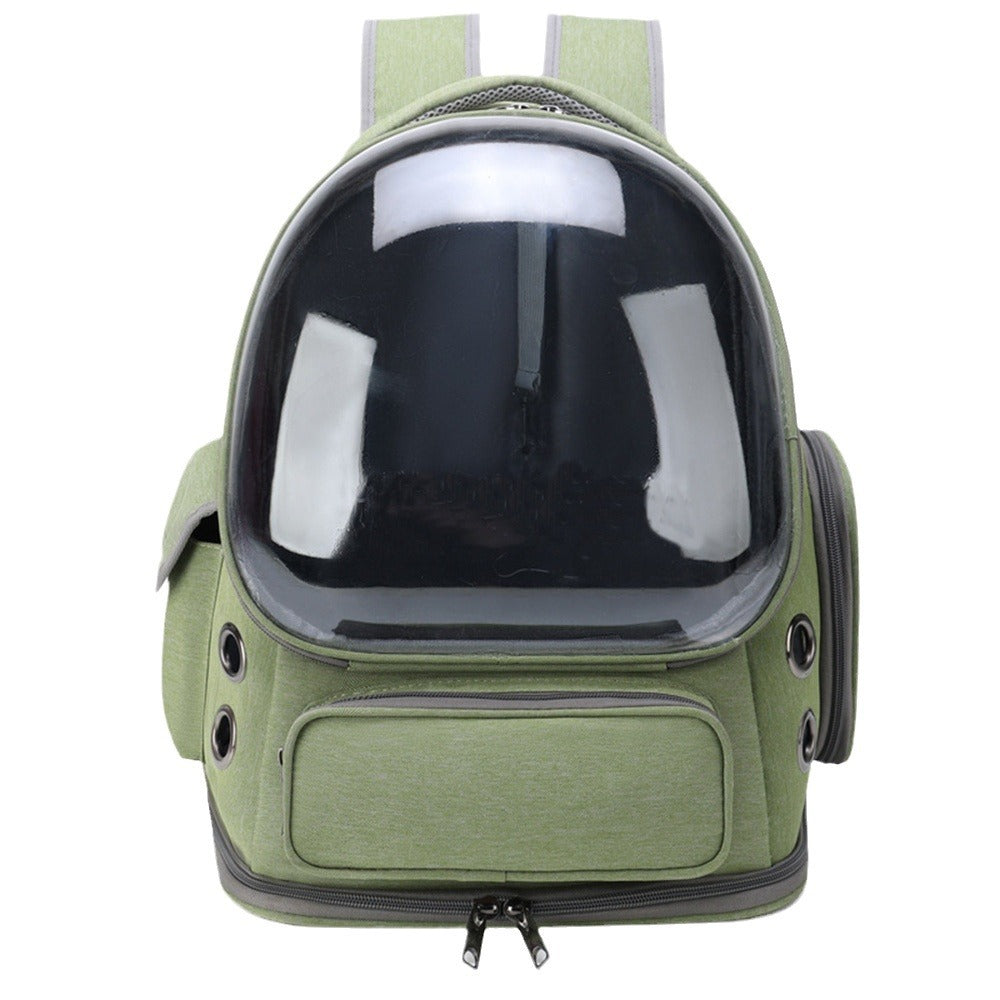 Pet Transparent Space Capsule Backpack Portable Travel Carrier