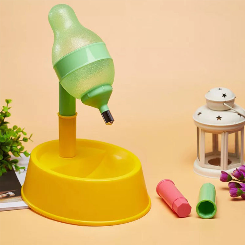 Automatic Adjustable Height Pet Water Dispenser Fountain Feeder Bowl