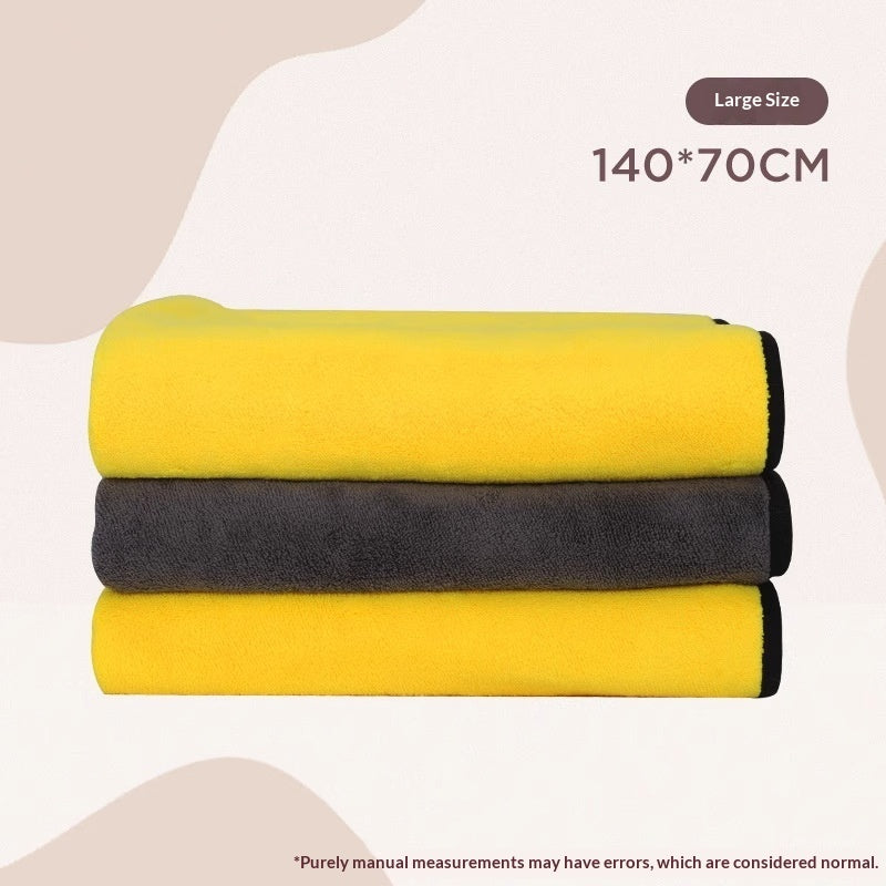 Super Absorbent Pet Bath Towel Quick Drying Grooming Wrap