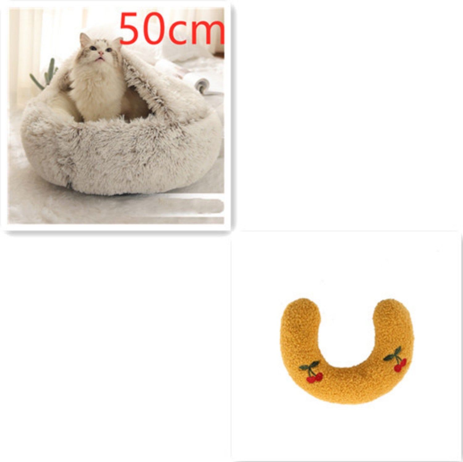 Cozy Cocoon Pet Bed Soft Comfortable Nest