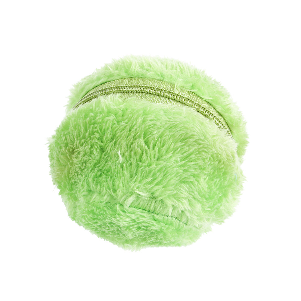 Automatic Magic Rolling Interactive Pet Ball Plush Chew Toy
