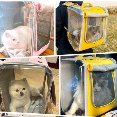 Portable Pet Backpack Cat Carrier Travel Bag