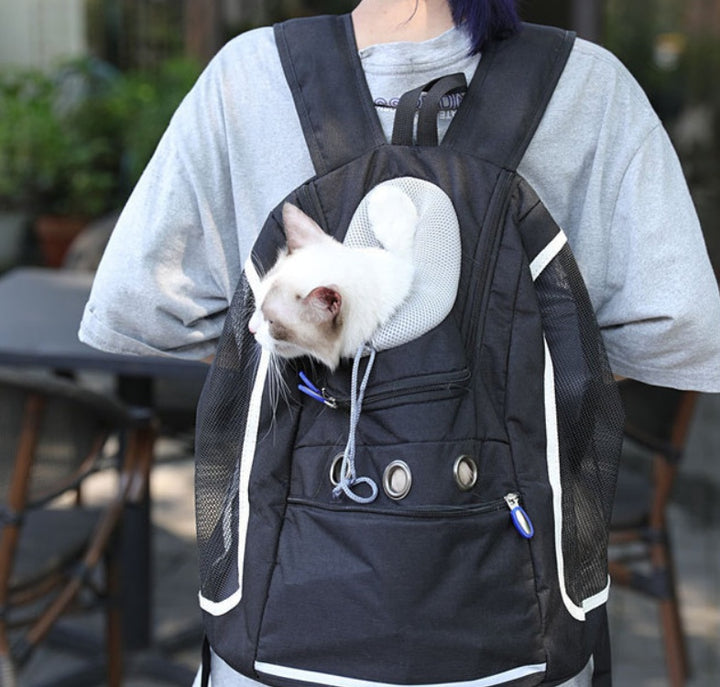 Portable Pet Outing Backpack Carrier Bag